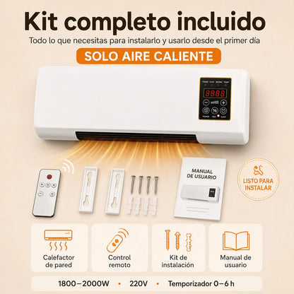 Calefactor de Pared Con Control Remoto
